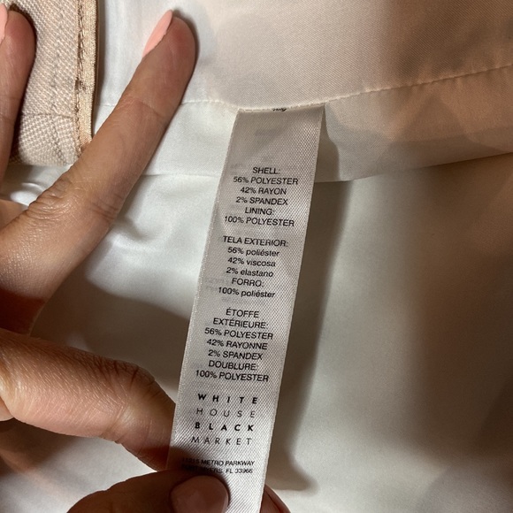 White House Black Market Flare Trouser Sz 10 - Picture 8 of 8